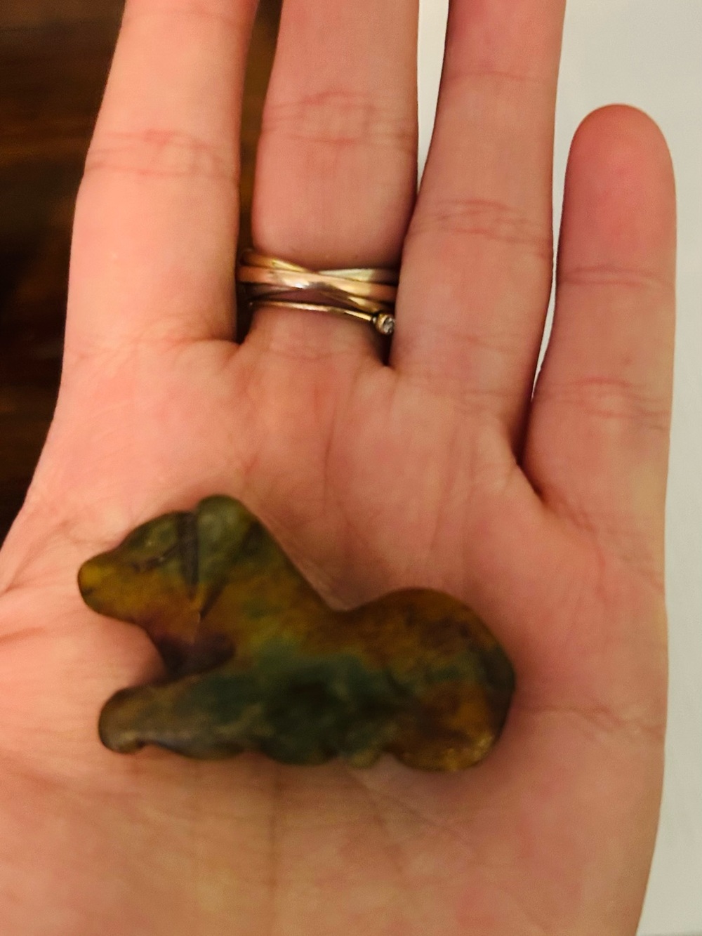 Hand-Carved Small Stone Animal Figurine - Brown - Picture 6 of 6